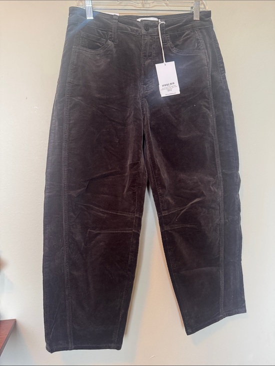 Vervet Denim - Vervet Kate NWT Brown Barrel Leg Corduroy Jean Pants